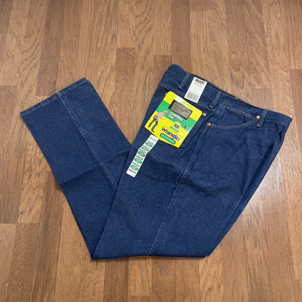 Wrangler 936PWD Slim Fit Cowboy Cut Jean 40x34 NWT USA Made